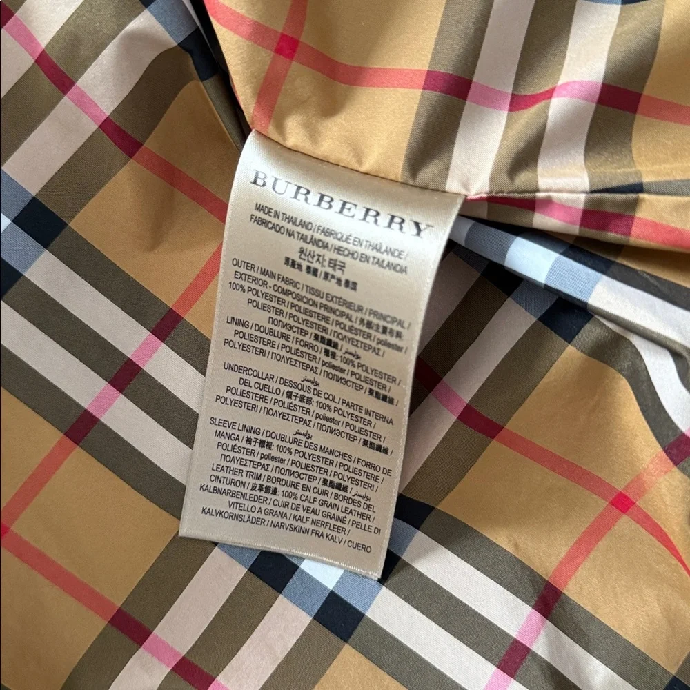 Burberry taffeta trench coat size US 4 - Picture 10 of 13